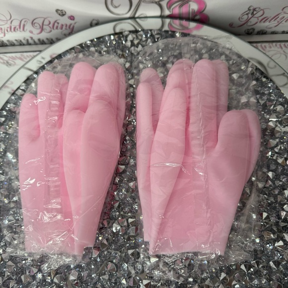 Silicone gloves moisturizing winter cracking skin sleep luxury skincare mittens - Picture 1 of 4